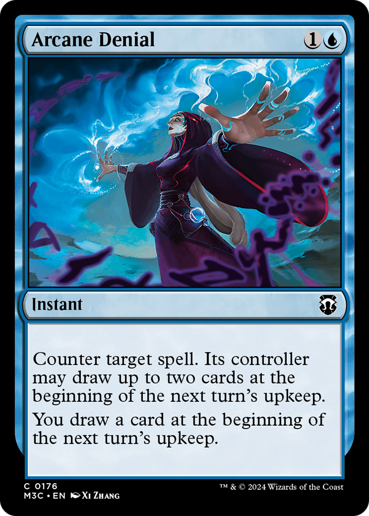 Arcane Denial (Ripple Foil) [Modern Horizons 3 Commander] | Impulse Games and Hobbies