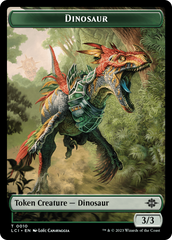 Gnome // Dinosaur (0010) Double-Sided Token [The Lost Caverns of Ixalan Tokens] | Impulse Games and Hobbies
