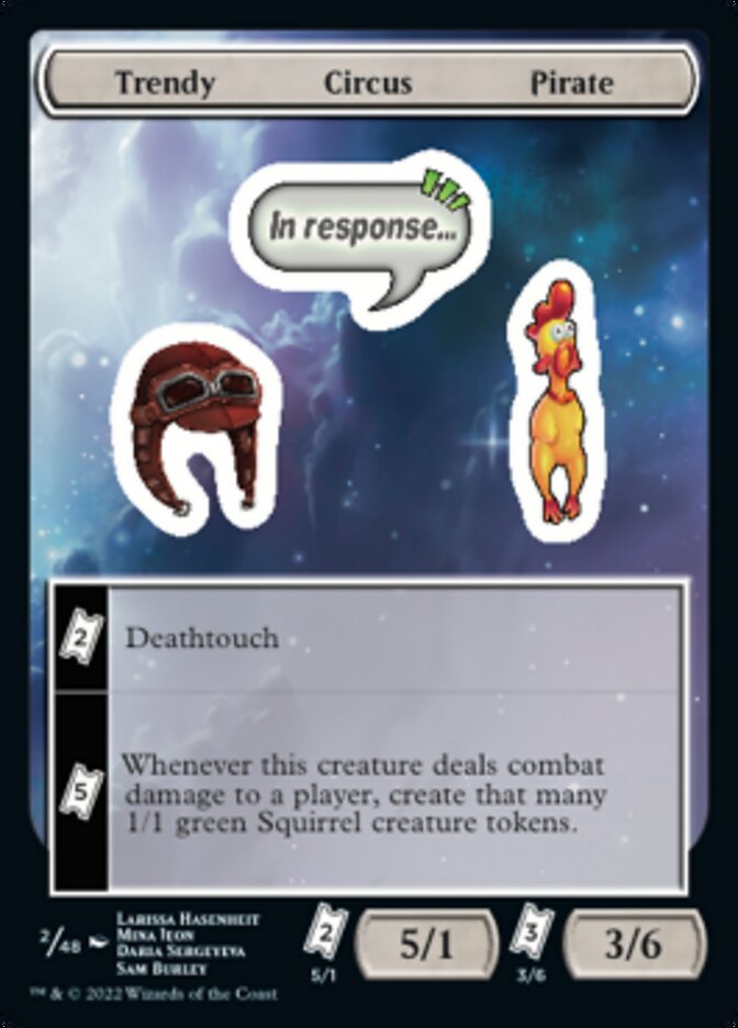 Trendy Circus Pirate [Unfinity Stickers] | Impulse Games and Hobbies