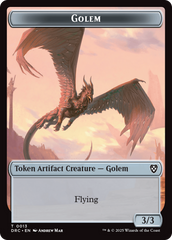 Construct // Golem (0013) Double-Sided Token [Aetherdrift Tokens] | Impulse Games and Hobbies