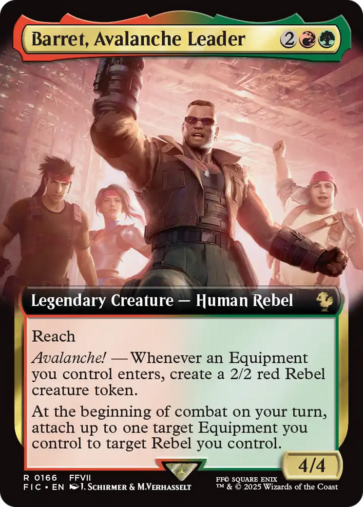 Barret, Avalanche Leader (Extended Art) [FINAL FANTASY Commander] | Impulse Games and Hobbies