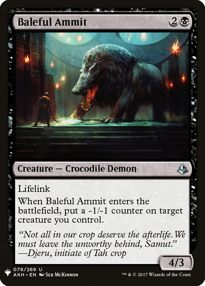 Baleful Ammit [Mystery Booster] | Impulse Games and Hobbies