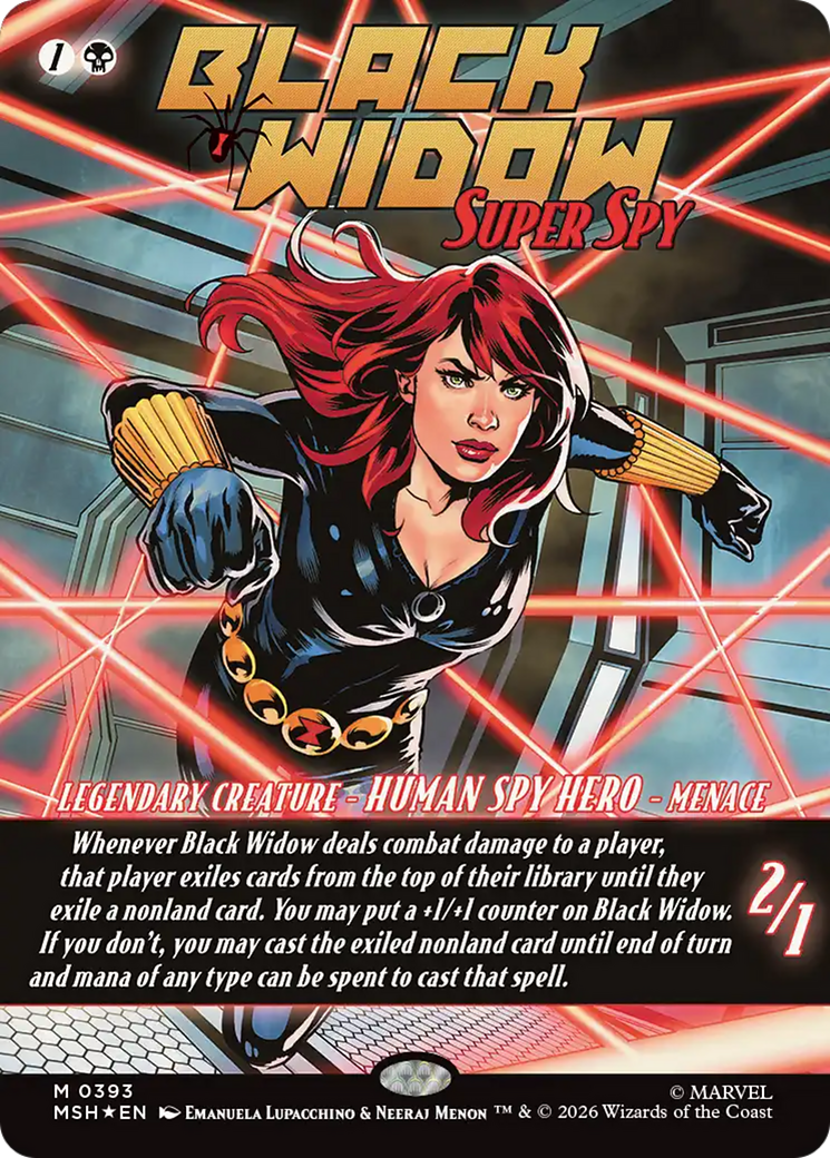 Black Widow, Super Spy (Borderless) (0393) [Marvel Super Heroes] | Impulse Games and Hobbies