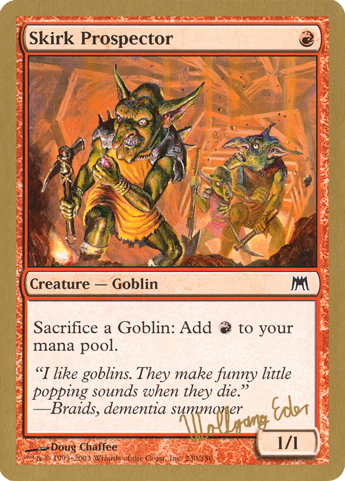Skirk Prospector (Wolfgang Eder) [World Championship Decks 2003] | Impulse Games and Hobbies
