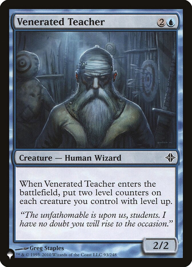 Venerated Teacher [The List] | Impulse Games and Hobbies