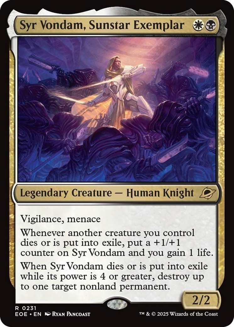 Syr Vondam, Sunstar Exemplar [Edge of Eternities] | Impulse Games and Hobbies