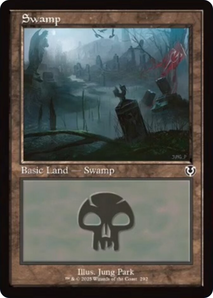 Swamp (292) (Retro Frame) [Innistrad Remastered] | Impulse Games and Hobbies