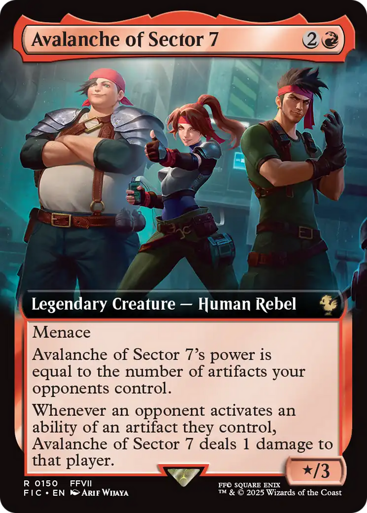 Avalanche of Sector 7 (Extended Art) [FINAL FANTASY Commander] | Impulse Games and Hobbies