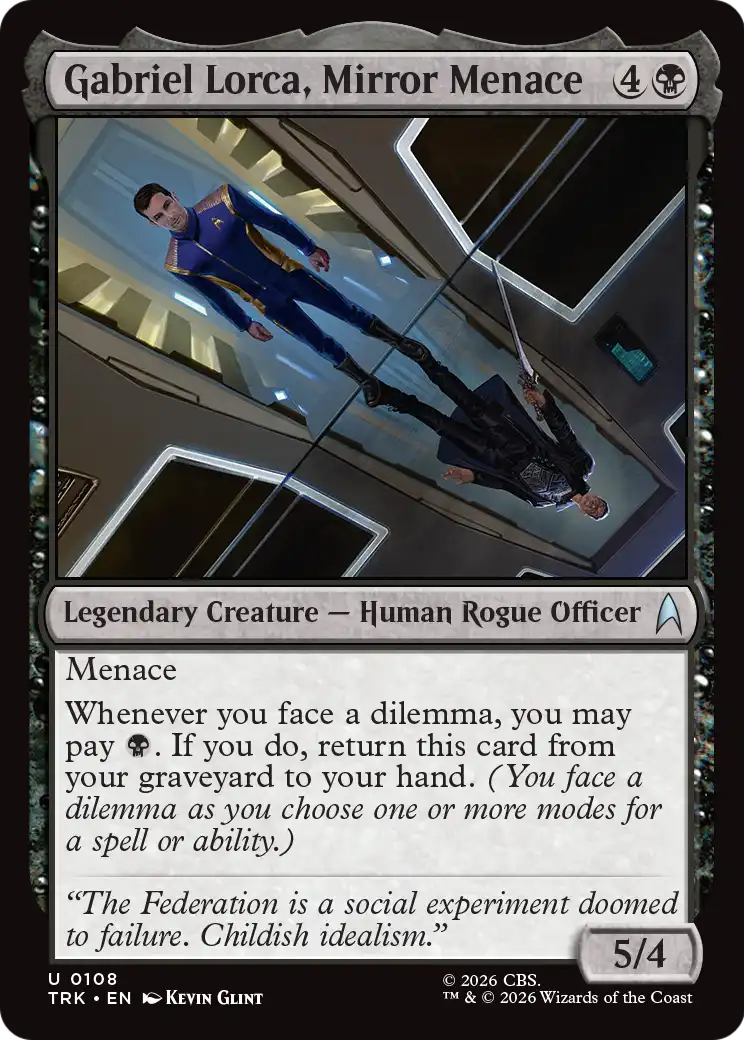Gabriel Lorca, Mirror Menace [Star Trek] | Impulse Games and Hobbies