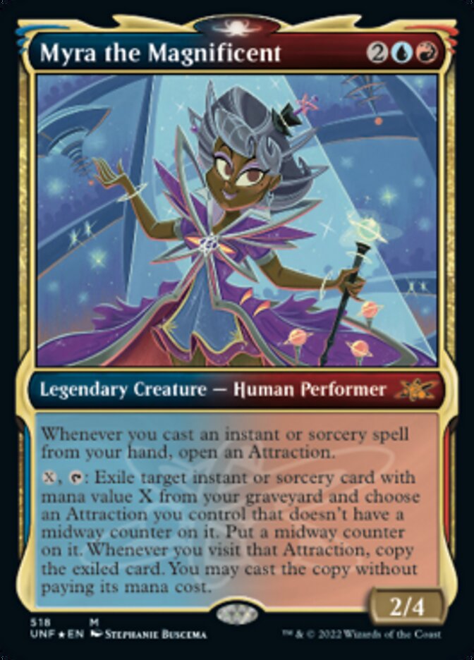 Myra the Magnificent (Showcase) (Galaxy Foil) [Unfinity] | Impulse Games and Hobbies