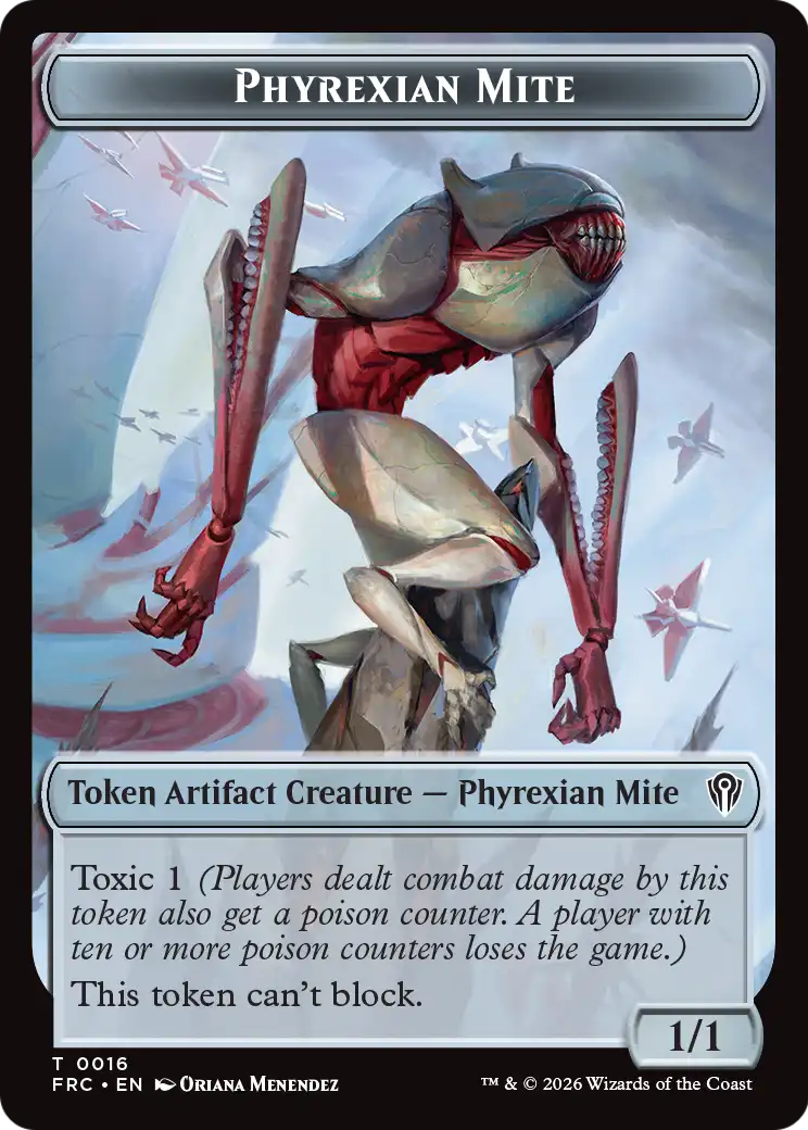 Kobolds of Kher Keep // Phyrexian Mite Double-Sided Token [Reality Fracture Commander Tokens] | Impulse Games and Hobbies