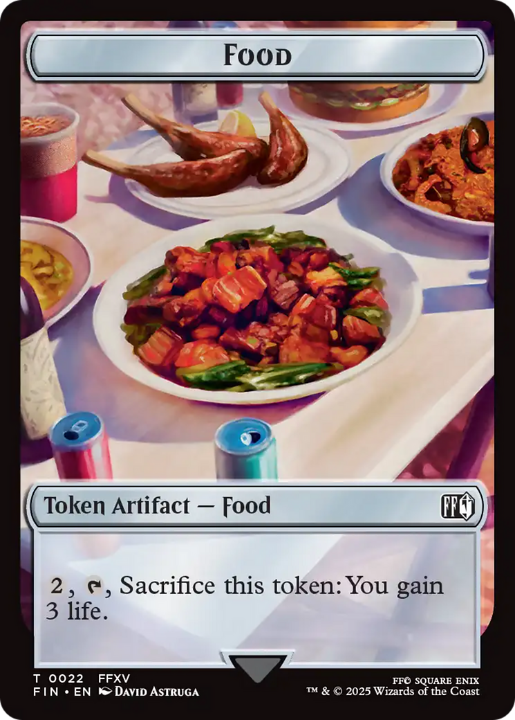 Hero (0005) // Food Double-Sided Token [FINAL FANTASY Tokens] | Impulse Games and Hobbies