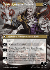 Sorin of House Markov // Sorin, Ravenous Neonate (Borderless) (Textured Foil) [Modern Horizons 3] | Impulse Games and Hobbies