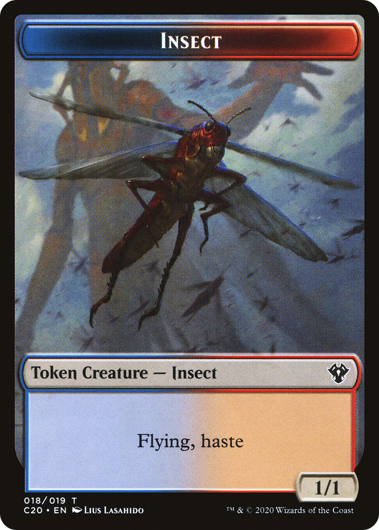 Treasure // Insect Double-Sided Token [Secret Lair: Heads I Win, Tails You Lose Tokens] | Impulse Games and Hobbies