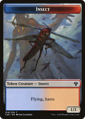 Treasure // Insect Double-Sided Token [Secret Lair: Heads I Win, Tails You Lose Tokens] | Impulse Games and Hobbies