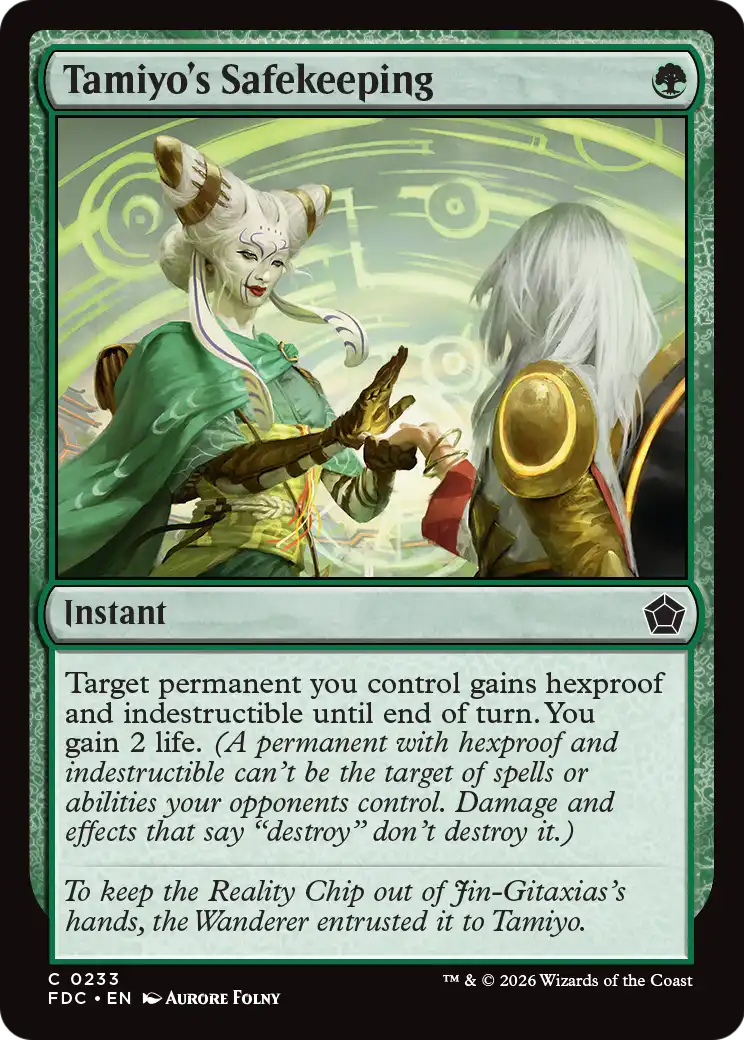 Tamiyo's Safekeeping [Foundations Commander] | Impulse Games and Hobbies