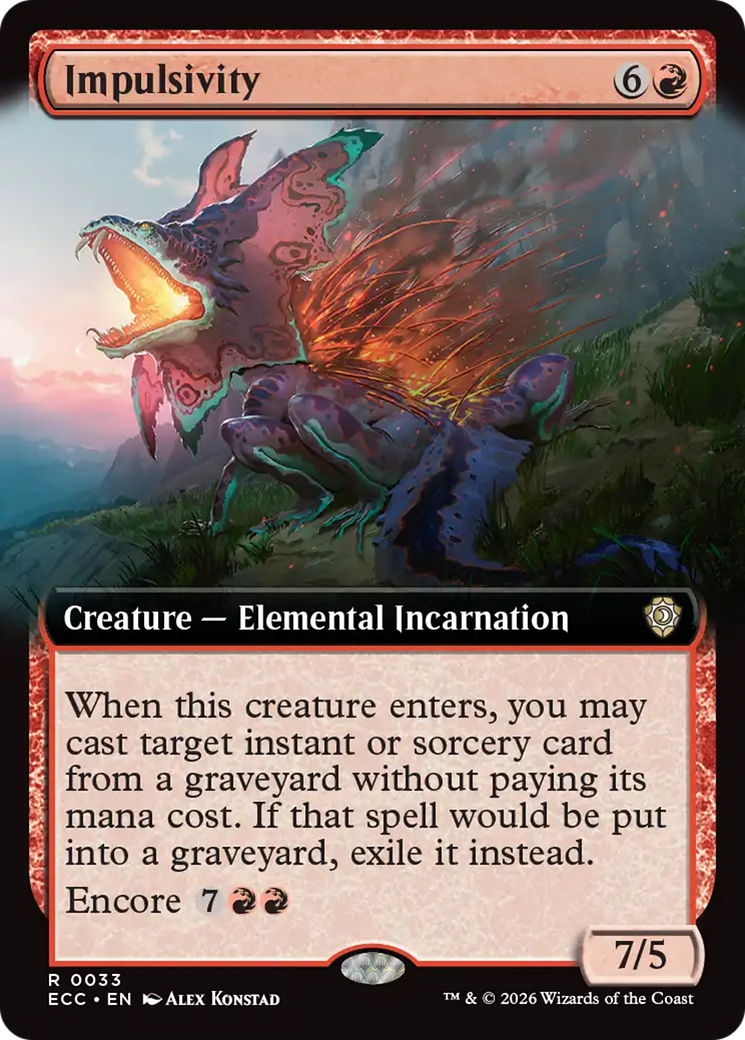 Impulsivity (Extended Art) [Lorwyn Eclipsed Commander] | Impulse Games and Hobbies
