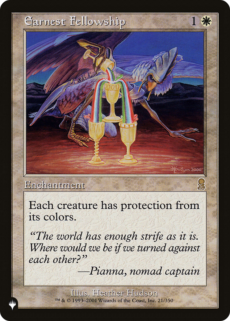 Earnest Fellowship [The List] | Impulse Games and Hobbies