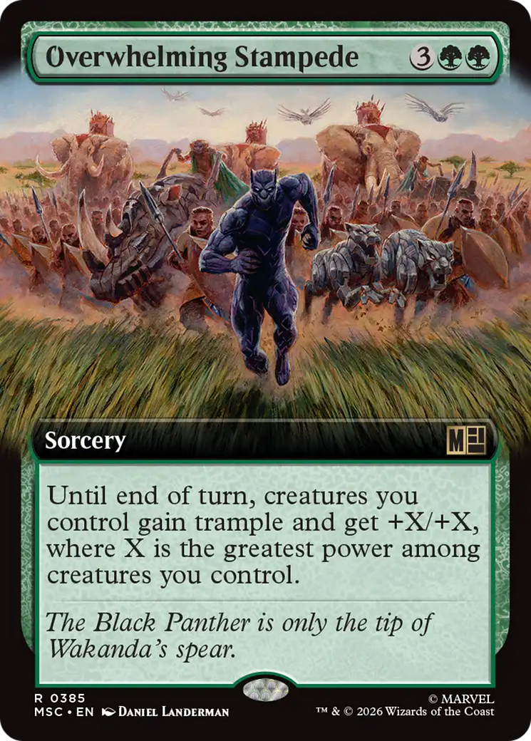 Overwhelming Stampede (Extended Art) [Marvel Super Heroes Commander] | Impulse Games and Hobbies