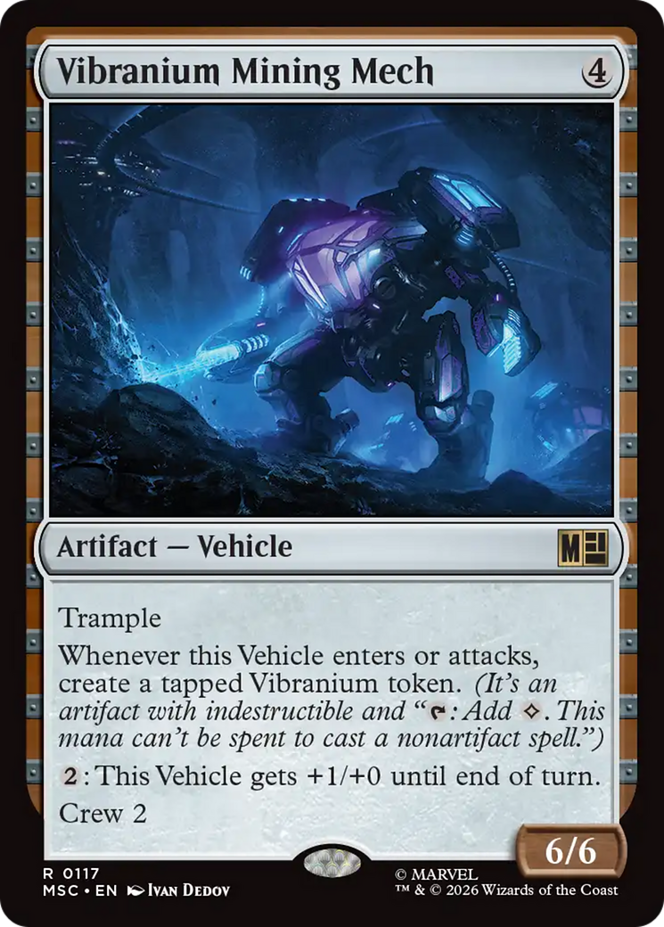 Vibranium Mining Mech (Surge Foil) [Marvel Super Heroes Commander] | Impulse Games and Hobbies