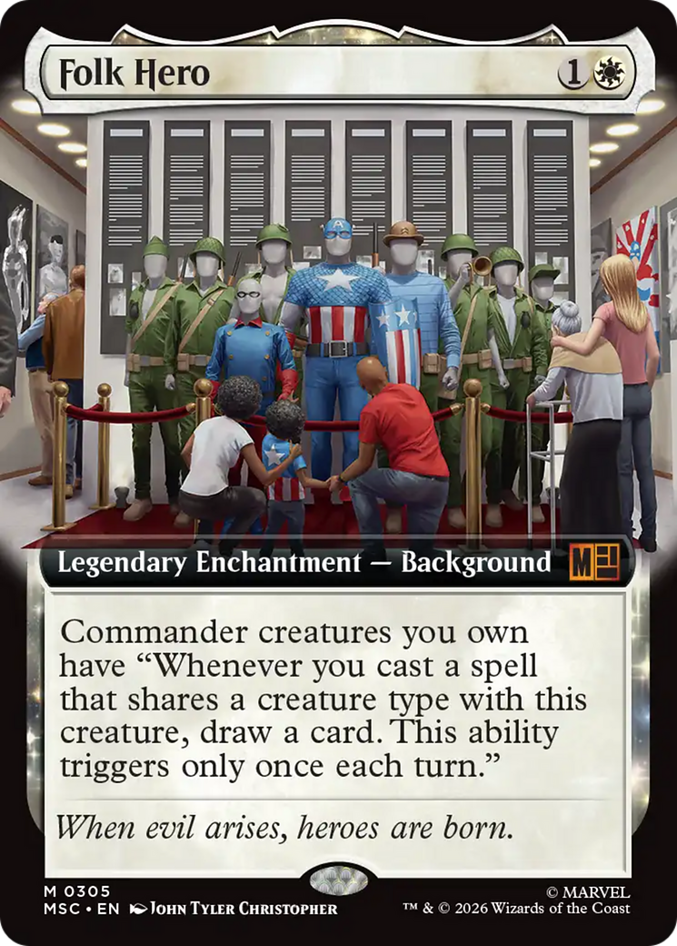 Folk Hero (Extended Art) [Marvel Super Heroes Commander] | Impulse Games and Hobbies
