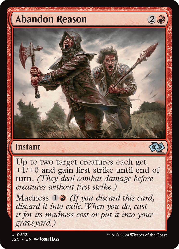 Abandon Reason [Foundations Jumpstart] | Impulse Games and Hobbies