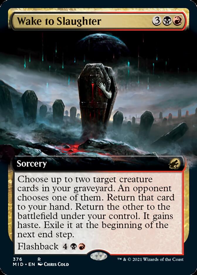 Wake to Slaughter (Extended Art) [Innistrad: Midnight Hunt] | Impulse Games and Hobbies