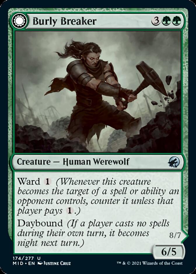 Burly Breaker // Dire-Strain Demolisher [Innistrad: Midnight Hunt] | Impulse Games and Hobbies
