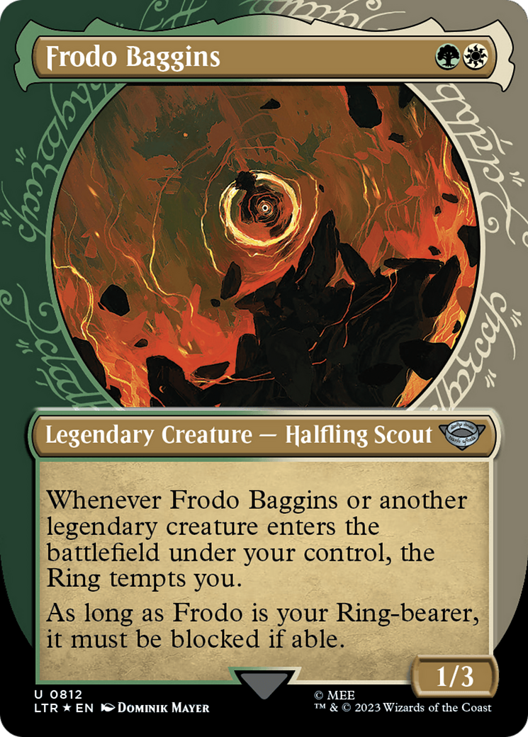 Frodo Baggins (Showcase) (Surge Foil) [The Lord of the Rings: Tales of Middle-Earth] | Impulse Games and Hobbies