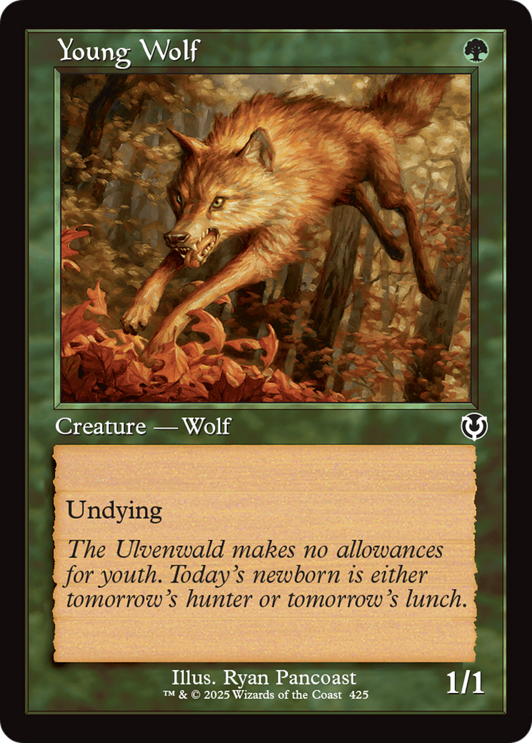 Young Wolf (Retro Frame) [Innistrad Remastered] | Impulse Games and Hobbies