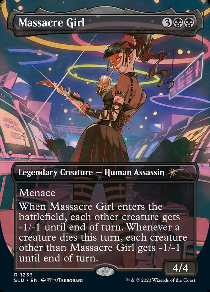 Massacre Girl (Borderless) [Secret Lair Drop Series] | Impulse Games and Hobbies