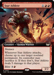 Star Athlete (Extended Art) [Duskmourn: House of Horror Commander] | Impulse Games and Hobbies