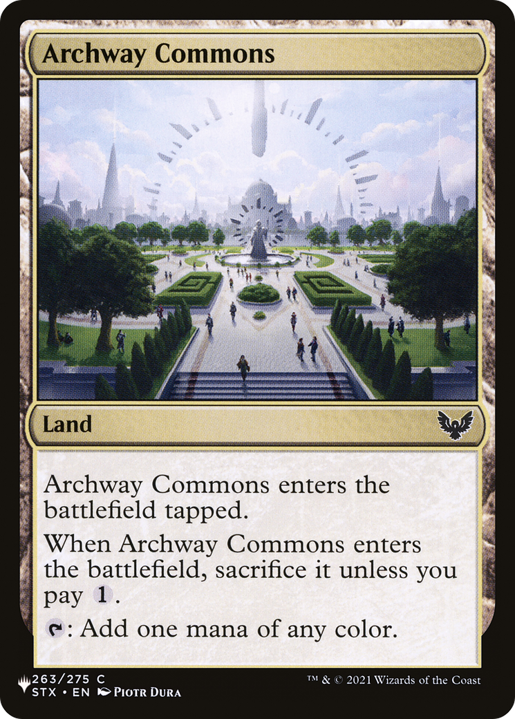 Archway Commons [The List Reprints] | Impulse Games and Hobbies