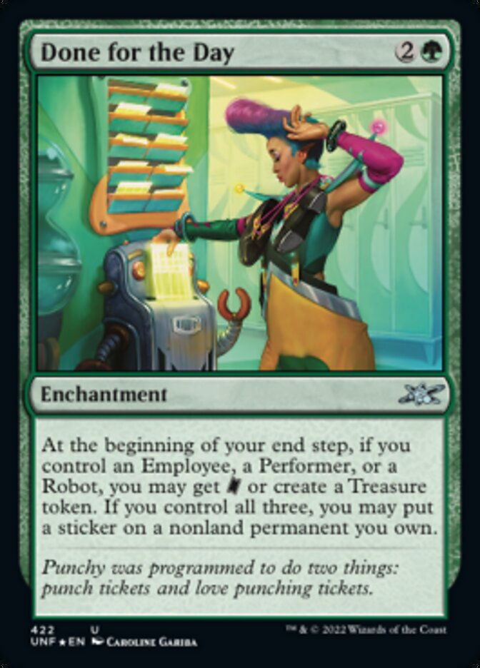 Done for the Day (Galaxy Foil) [Unfinity] | Impulse Games and Hobbies