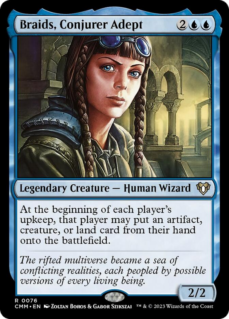 Braids, Conjurer Adept [Commander Masters] | Impulse Games and Hobbies