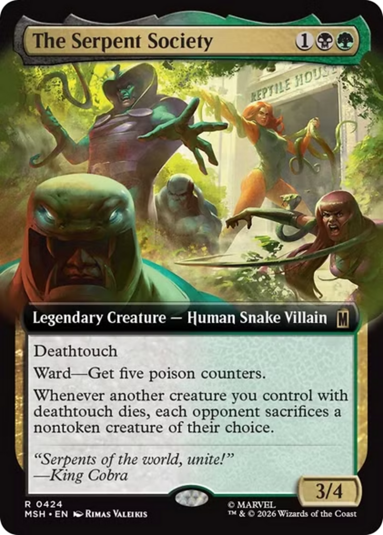 The Serpent Society (Extended Art) [Marvel Super Heroes] | Impulse Games and Hobbies
