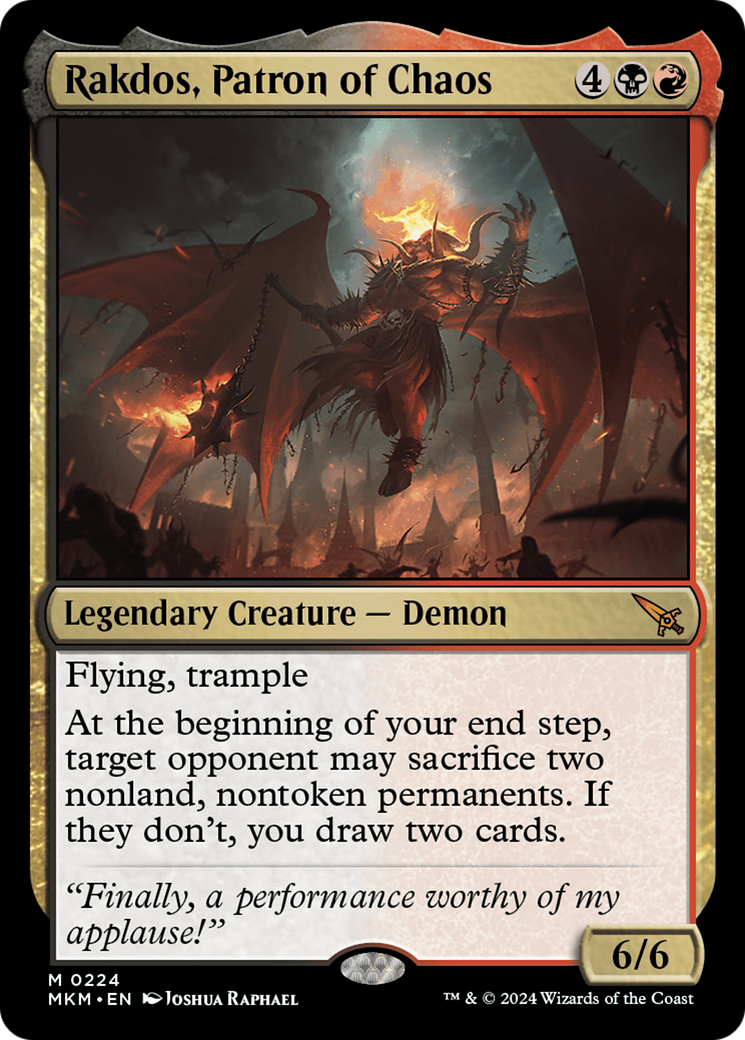 Rakdos, Patron of Chaos [Murders at Karlov Manor] | Impulse Games and Hobbies