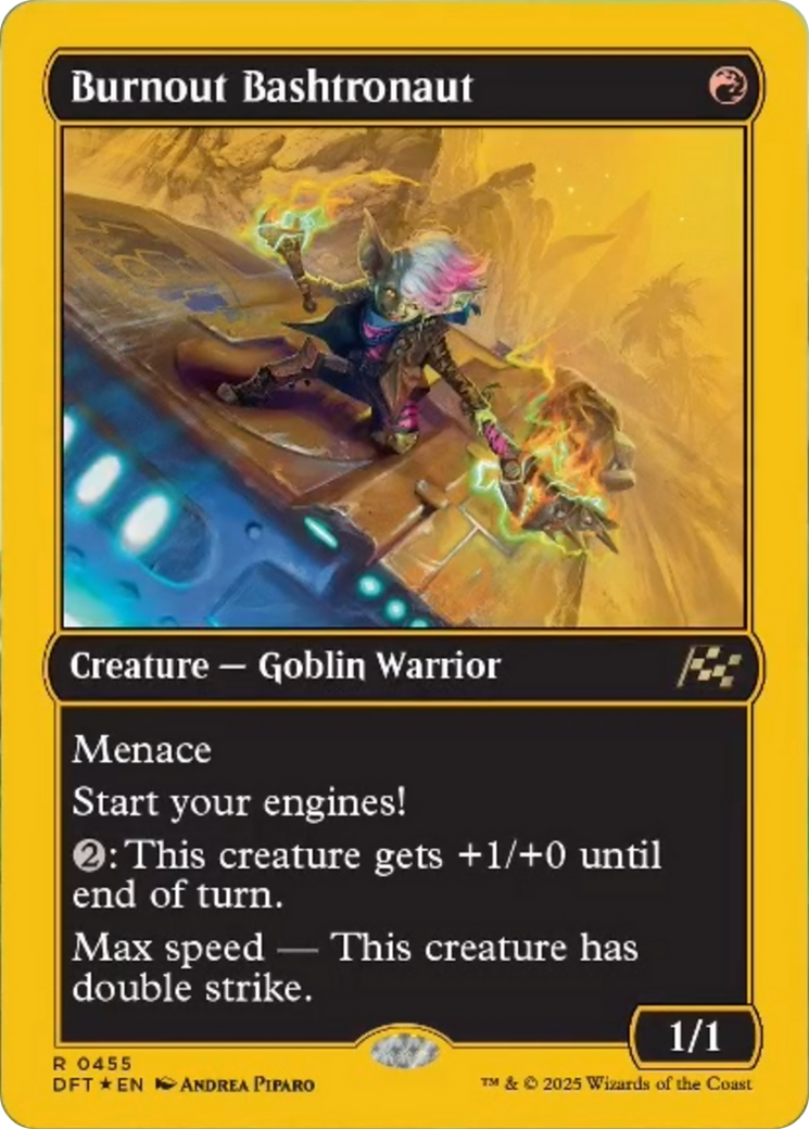 Burnout Bashtronaut (First-Place Foil) [Aetherdrift] | Impulse Games and Hobbies