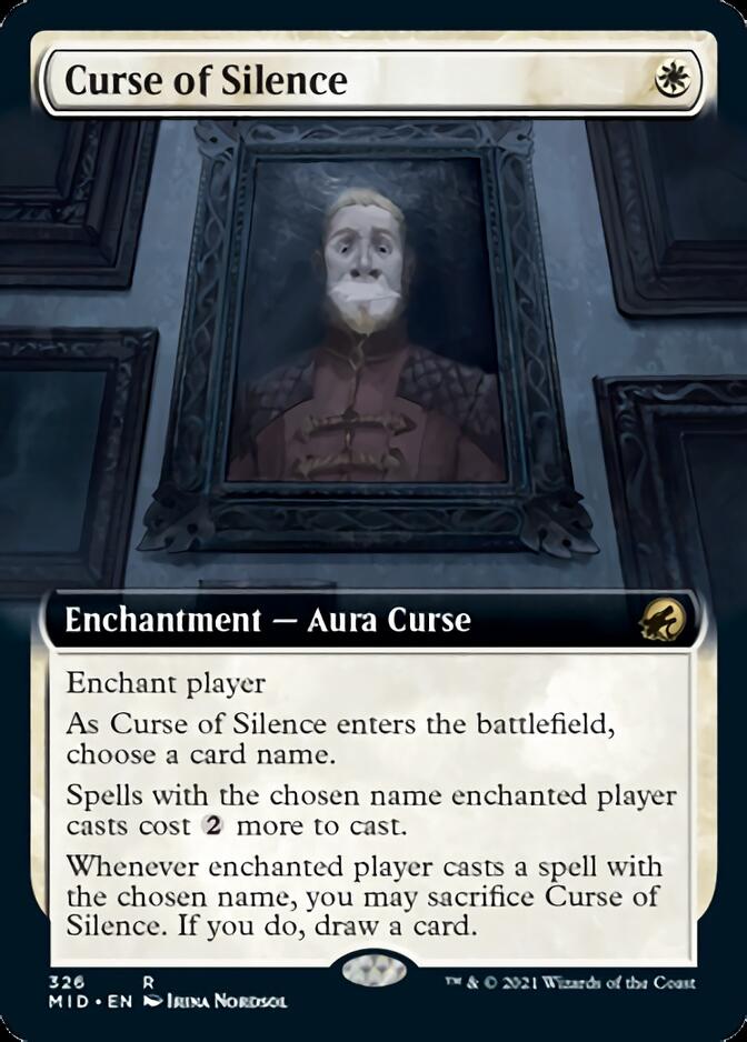 Curse of Silence (Extended Art) [Innistrad: Midnight Hunt] | Impulse Games and Hobbies