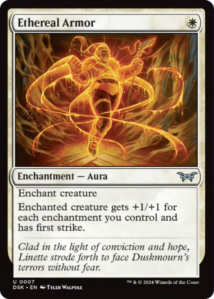 Ethereal Armor [Duskmourn: House of Horror] | Impulse Games and Hobbies