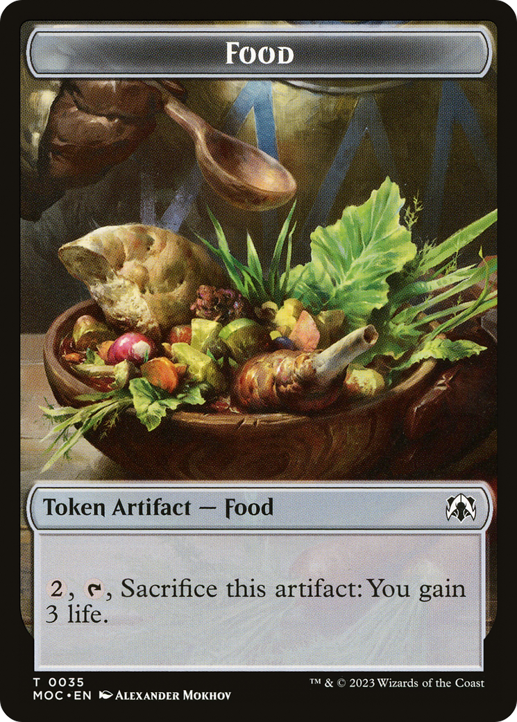 Food Token [March of the Machine Commander Tokens] | Impulse Games and Hobbies