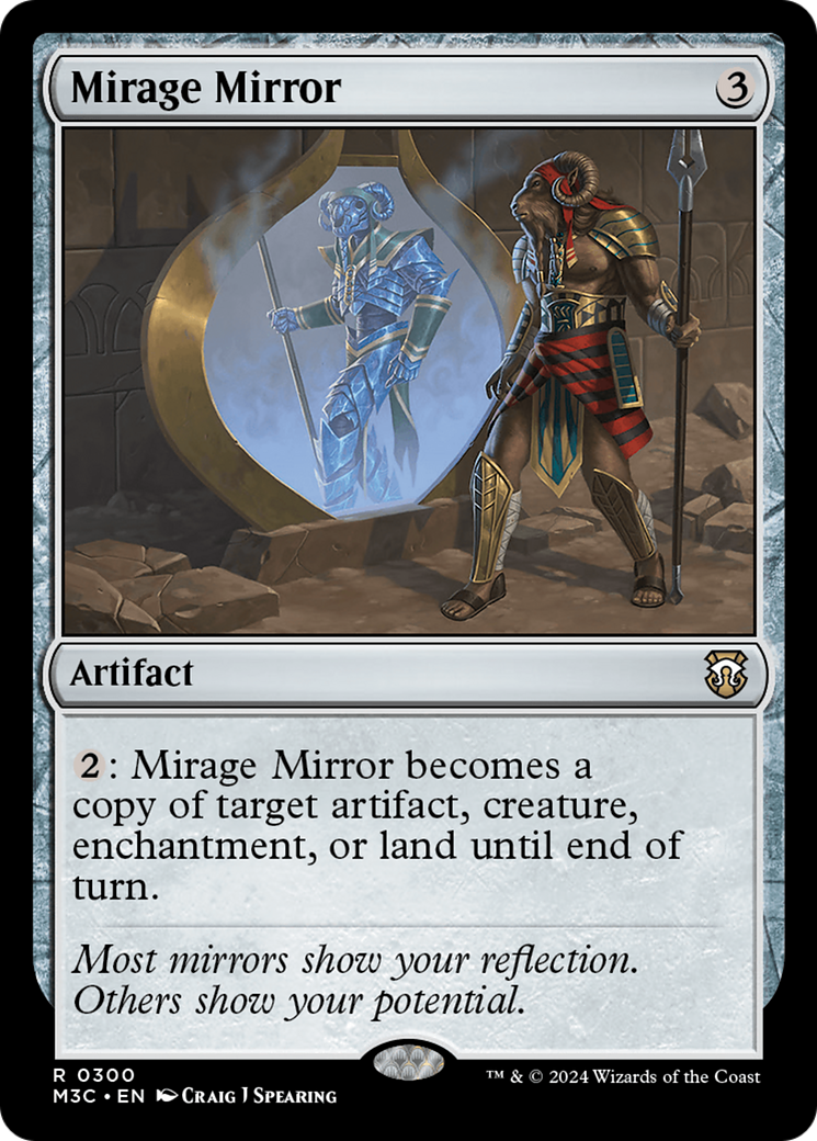 Mirage Mirror (Ripple Foil) [Modern Horizons 3 Commander] | Impulse Games and Hobbies