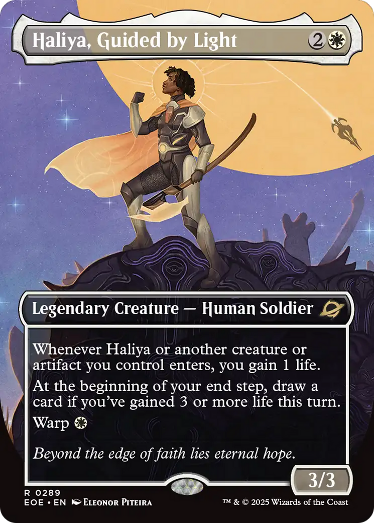 Haliya, Guided by Light (Borderless) [Edge of Eternities] | Impulse Games and Hobbies