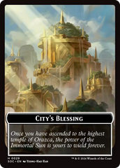 Food // City's Blessing Double-Sided Token [Secrets of Strixhaven Commander Tokens] | Impulse Games and Hobbies