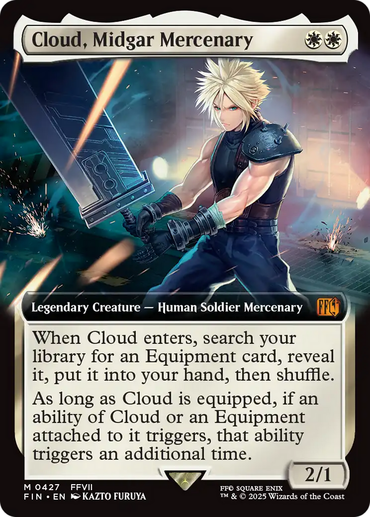 Cloud, Midgar Mercenary (Extended Art) [FINAL FANTASY] | Impulse Games and Hobbies
