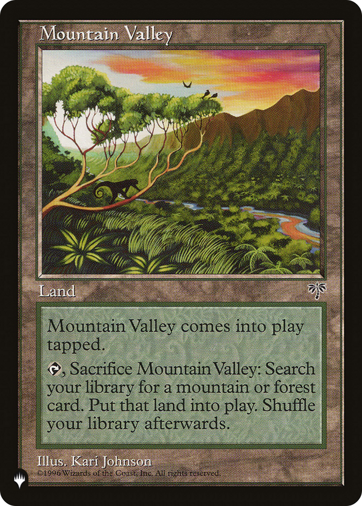 Mountain Valley [The List Reprints] | Impulse Games and Hobbies