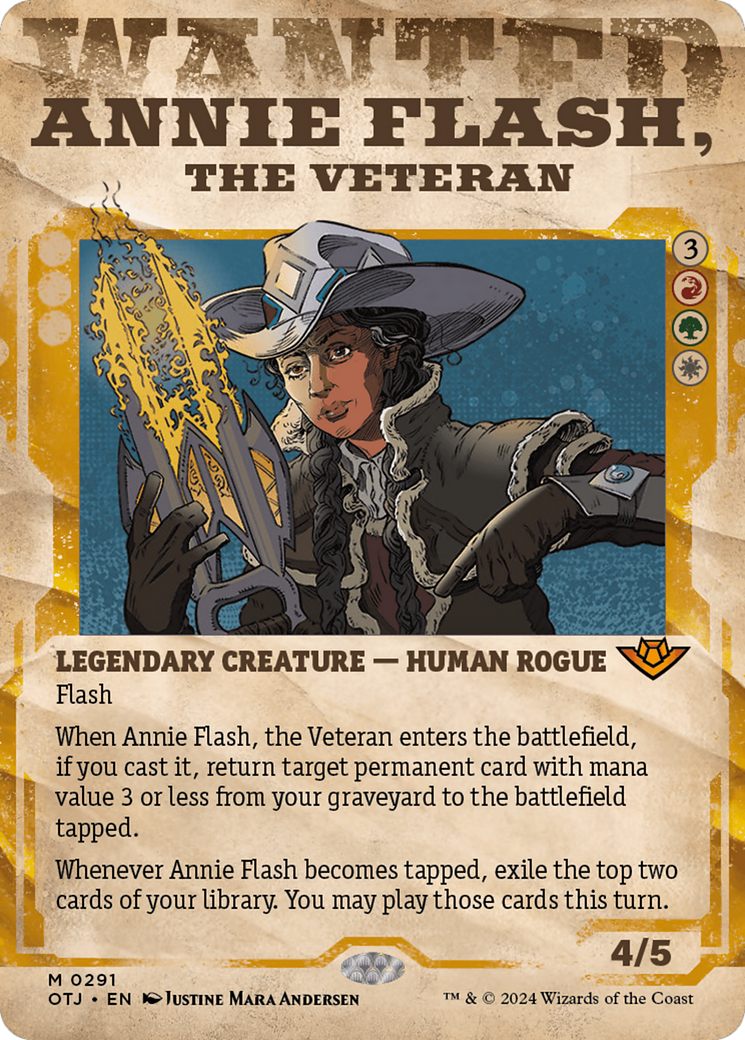 Annie Flash, the Veteran (Showcase) [Outlaws of Thunder Junction] | Impulse Games and Hobbies