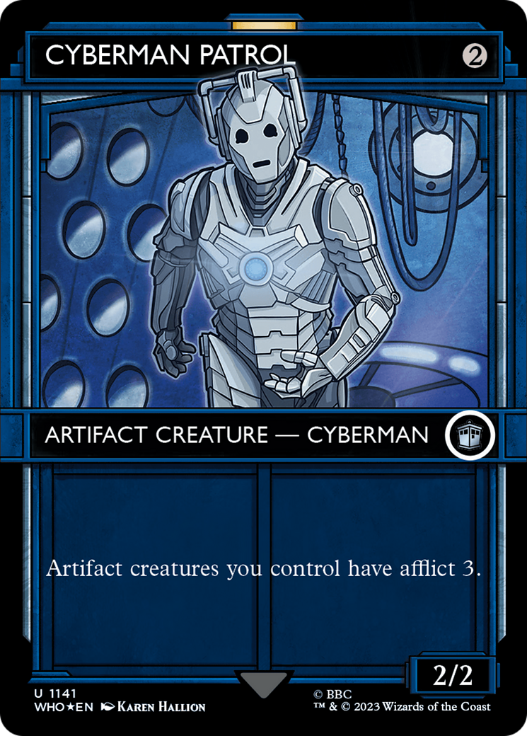 Cyberman Patrol (Showcase) (Surge Foil) [Doctor Who] | Impulse Games and Hobbies