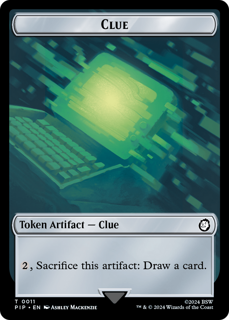 Food (0014) // Clue Double-Sided Token [Fallout Tokens] | Impulse Games and Hobbies
