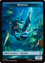 Wall (003) // Merfolk (006) Double-Sided Token [Marvel Super Heroes Commander Tokens] | Impulse Games and Hobbies